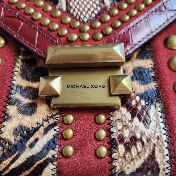 Michael Kors Whitney Multi Studded Shoulder Bag Crossbody - Picture 9 of 13